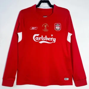 Liverpool 2004/05 Retro Home Long Sleeve Jersey Fan Version - Front View Liverpool 2004/05 Retro Home Long Sleeve Jersey Fan Version - Front View | KFCOOL
