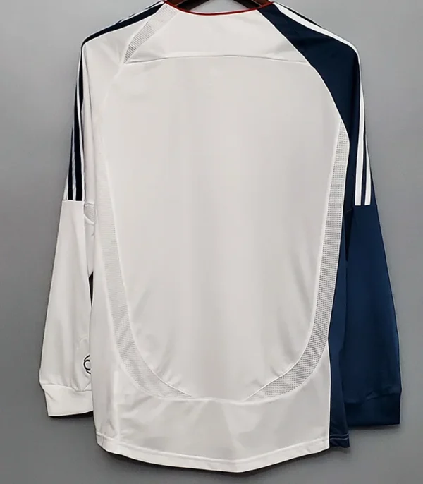 Liverpool 2006/07 Retro Away Long Sleeve Jersey Fan Version - Back View | KFCOOL