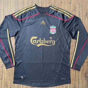 Liverpool 2009/10 Retro Away Long Sleeve Jersey Fan Version - Front View Liverpool 2009/10 Retro Away Long Sleeve Jersey Fan Version - Front View | KFCOOL
