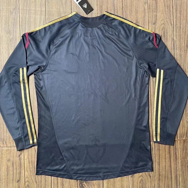 Liverpool 2009/10 Retro Away Long Sleeve Jersey Fan Version - Back View | KFCOOL