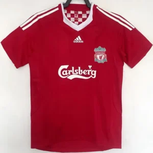 Liverpool 2009/10 Retro Home Jersey Fan Version - Front View Liverpool 2009/10 Retro Home Jersey Fan Version - Front View | KFCOOL
