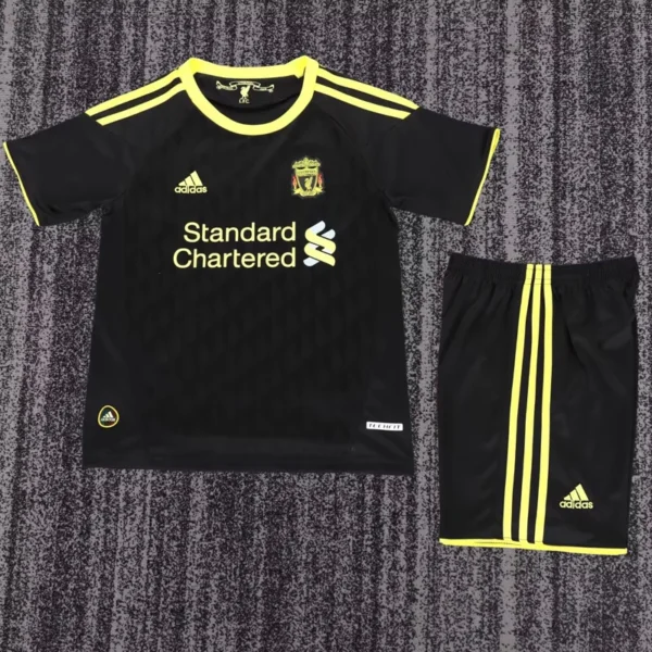 Liverpool 2010/11 Retro Third Kids Kit Fan Version - Front View - KFCool – Football Jerseys & Soccer Kits Store Liverpool 2010/11 Retro Third Kids Kit Fan Version - Front View | KFCOOL