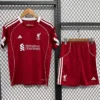 Liverpool 2025/26 Home Kids Kit Fan Version - Front View | KFCOOL