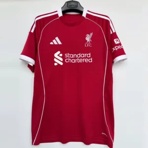Liverpool 2025/26 Home Jersey Fan Version - Front View Liverpool 2025/26 Home Jersey Fan Version - Front View | KFCOOL