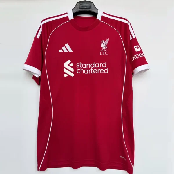 Liverpool 2025/26 Home Jersey Fan Version - Front View Liverpool 2025/26 Home Jersey Fan Version - Front View | KFCOOL