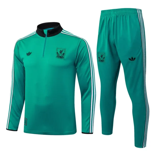Liverpool 2025/26 Half Pull Tracksuit - Front View | KFCOOL