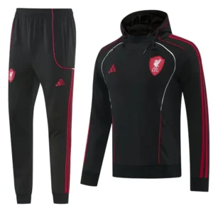 Liverpool 2025/26 Hoodie Tracksuit - Front View Liverpool 2025/26 Hoodie Tracksuit - Front View | KFCOOL