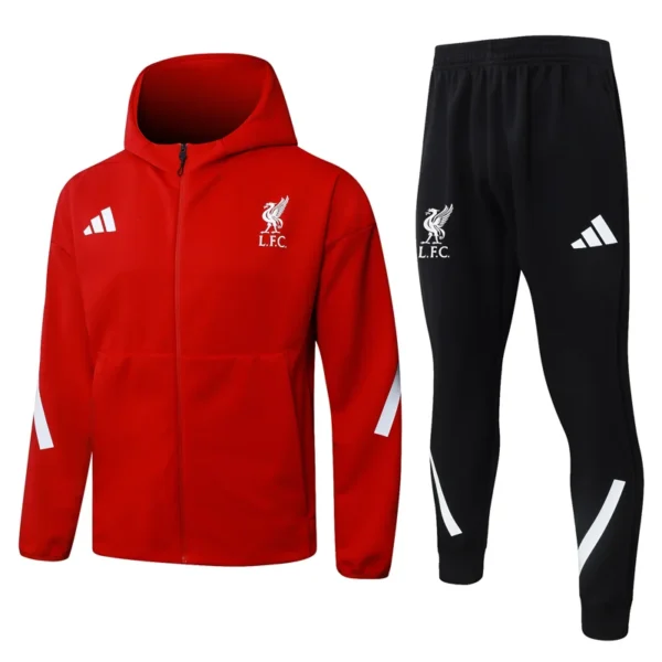 Liverpool 2025/26 Jacket Tracksuit - Front View - KFCool – Football Jerseys & Soccer Kits Store Liverpool 2025/26 Jacket Tracksuit - Front View | KFCOOL