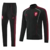 Liverpool 2025/26 Black Jacket Tracksuit - Front View | KFCOOL