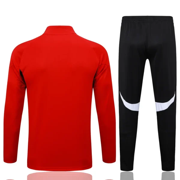 Liverpool 2025/26 Red Black Jacket Tracksuit - Back View | KFCOOL