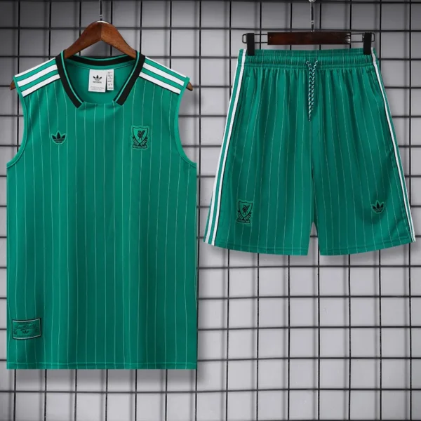 Liverpool 2025/26 Sleeveless Shorts - Front View | KFCOOL
