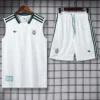 Liverpool 2025/26 Black White Sleeveless Shorts - Front View | KFCOOL