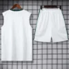 Liverpool 2025/26 Black White Sleeveless Shorts - Back View | KFCOOL