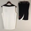 Liverpool 2025/26 White Sleeveless Shorts - Back View | KFCOOL