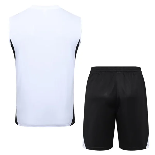 Liverpool 2025/26 Red White Sleeveless Shorts - Back View | KFCOOL