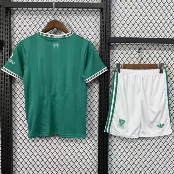 Liverpool 2025/26 Third Kids Kit Fan Version - Back View | KFCOOL