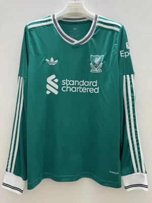 Liverpool 2025/26 Third Long Sleeve Jersey Fan Version - Front View Liverpool 2025/26 Third Long Sleeve Jersey Fan Version - Front View | KFCOOL