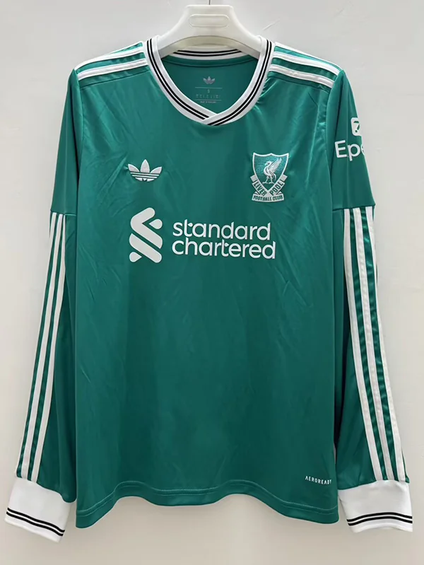 Liverpool 2025/26 Third Long Sleeve Jersey Fan Version - Front View Liverpool 2025/26 Third Long Sleeve Jersey Fan Version - Front View | KFCOOL
