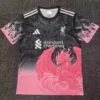 Liverpool 2025/26 Pink Black Special Edition Training Shirt Fan Version - Front View Liverpool 2025/26 Pink Black Special Edition Training Shirt Fan Version - Front View | KFCOOL