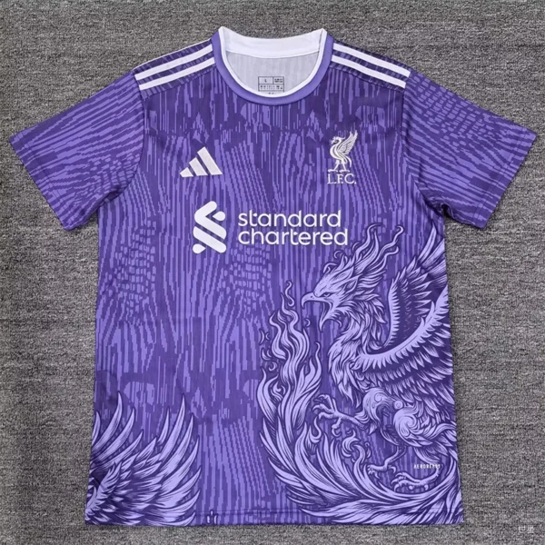 Liverpool 2025/26 Purple Special Edition Training Shirt Fan Version - Front View | KFCOOL