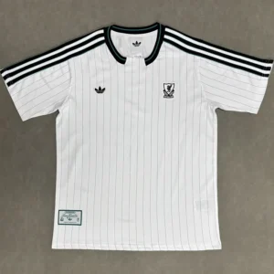 Liverpool 2025/26 White Training Shirt Fan Version - Front View Liverpool 2025/26 White Training Shirt Fan Version - Front View | KFCOOL