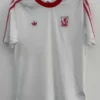 Liverpool 2025/26 White Red Training Shirt Fan Version - Front View | KFCOOL