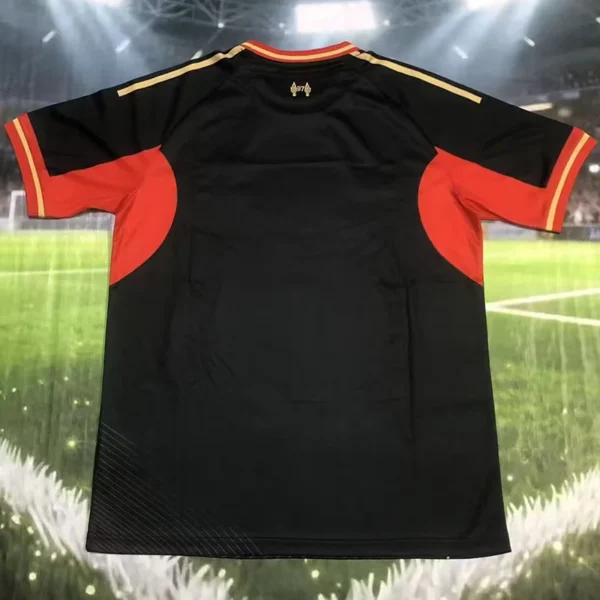 Liverpool 2025/26 Black Red Special Edition Training Shirt - Back View | KFCOOL