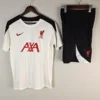 Liverpool 2025/26 White Training Short Suit - Front View | KFCOOL
