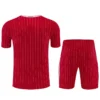 Liverpool 2025/26 Red White Training Short Suit - Back View Liverpool 2025/26 Red White Training Short Suit - Back View | KFCOOL