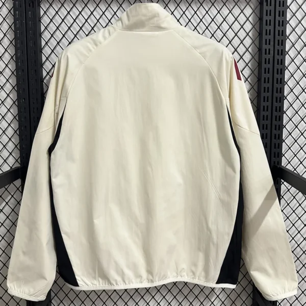 Liverpool 2025/26 Beige Windbreaker - Back View | KFCOOL