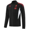 Liverpool 2025/26 Black Windbreaker - Front View | KFCOOL