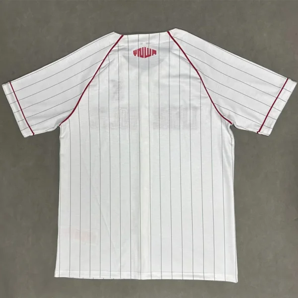 Liverpool 2025/26 White Red Jersey Fan Version - Back View | KFCOOL