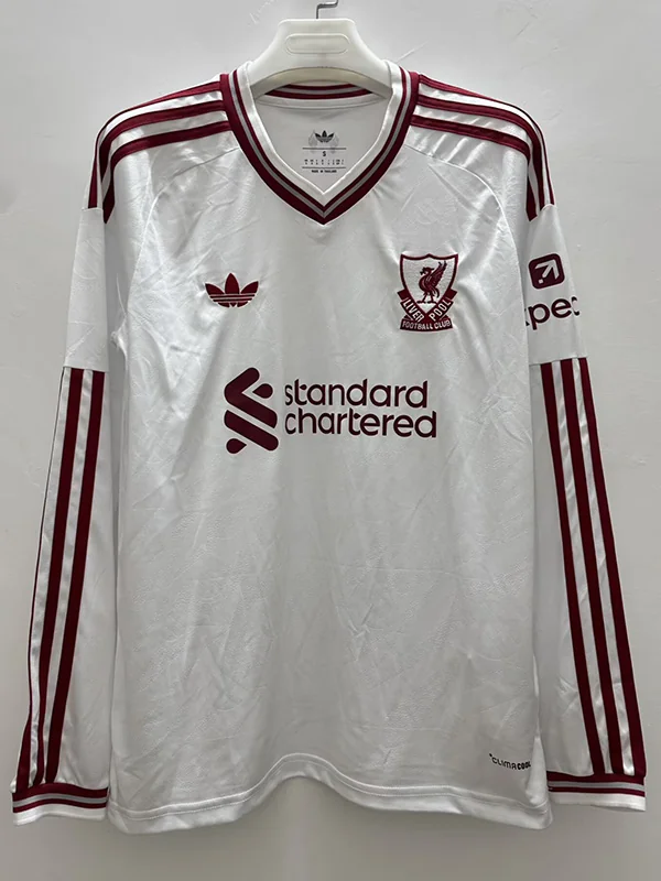 Liverpool 2026/27 Away Long Sleeve Jersey Fan Version - Front View Liverpool 2026/27 Away Long Sleeve Jersey Fan Version - Front View | KFCOOL