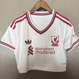 Liverpool 2026/27 Away Women Crop Jersey Fan Version - Front View | KFCOOL
