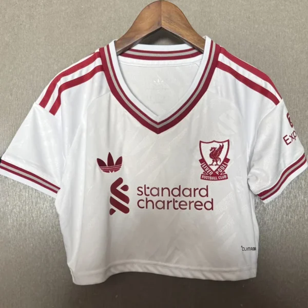 Liverpool 2026/27 Away Women Crop Jersey Fan Version - Front View Liverpool 2026/27 Away Women Crop Jersey Fan Version - Front View | KFCOOL