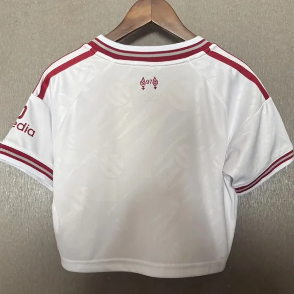 Liverpool 2026/27 Away Women Crop Jersey Fan Version - Back View Liverpool 2026/27 Away Women Crop Jersey Fan Version - Back View | KFCOOL