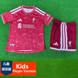 Liverpool 2026/27 Home Kids Kit Player Version - Front View Liverpool 2026/27 Home Kids Kit Player Version - Front View | KFCOOL