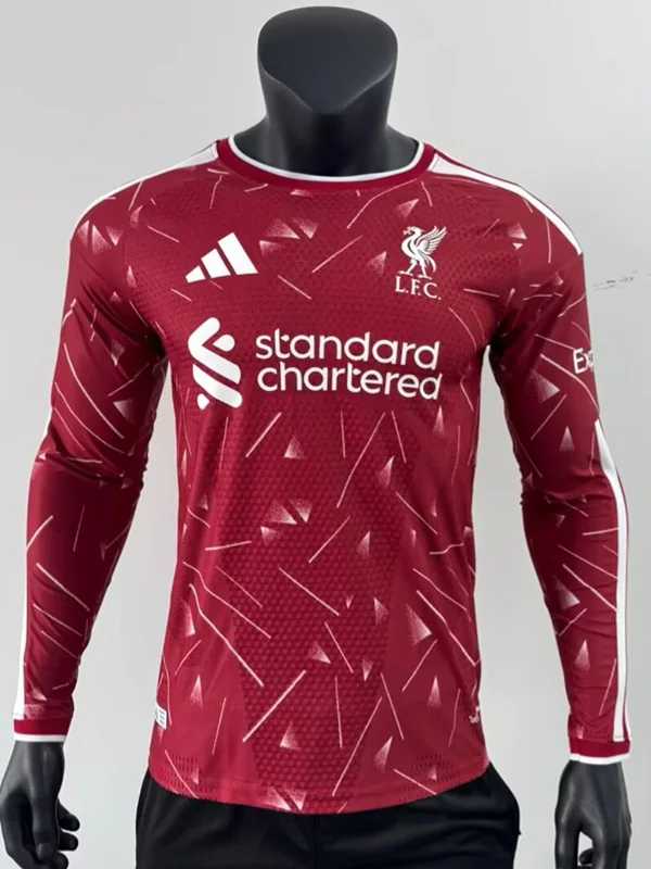 Liverpool 2026/27 Home Long Sleeve Jersey Player Version - Front View Liverpool 2026/27 Home Long Sleeve Jersey Player Version - Front View | KFCOOL