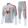 Liverpool 2026/27 Grey Half Pull Tracksuit - Front View - KFCool – Football Jerseys & Soccer Kits Store Liverpool 2026/27 Grey Half Pull Tracksuit - Front View | KFCOOL