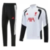 Liverpool 2026/27 White Half Pull Tracksuit - Front View | KFCOOL