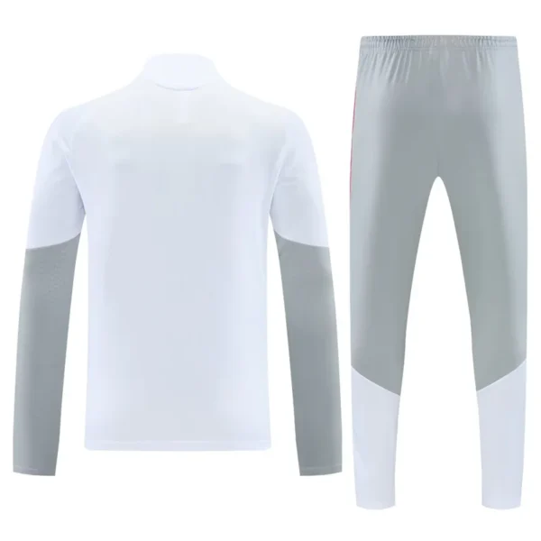 Liverpool 2026/27 White Red Half Pull Tracksuit - Back View - KFCool – Football Jerseys & Soccer Kits Store Liverpool 2026/27 White Red Half Pull Tracksuit - Back View | KFCOOL