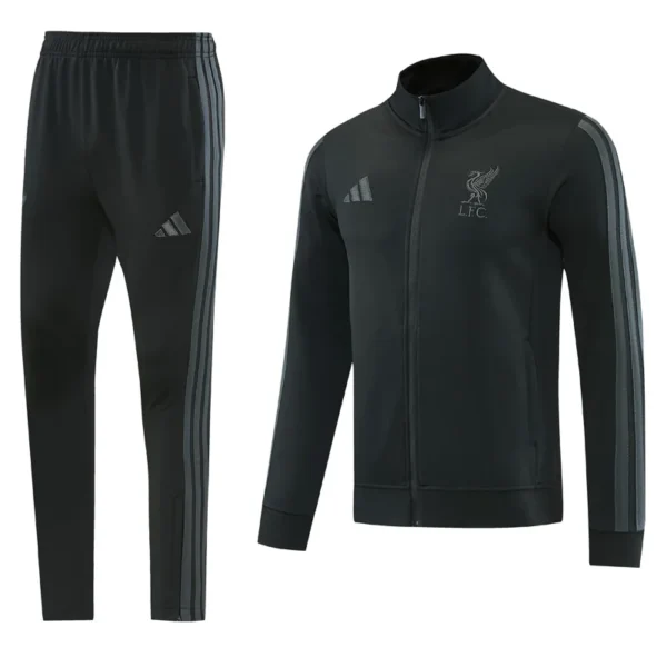 Liverpool 2026/27 Black Jacket Tracksuit - Front View - KFCool – Football Jerseys & Soccer Kits Store Liverpool 2026/27 Black Jacket Tracksuit - Front View | KFCOOL