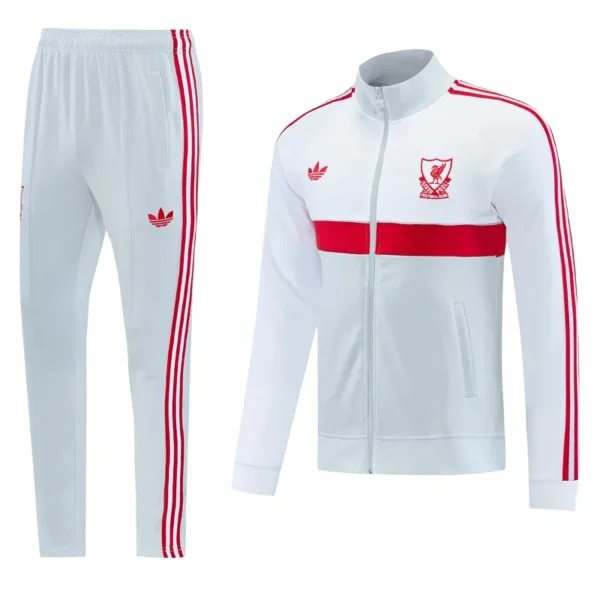 Liverpool 2026/27 Grey Jacket Tracksuit - Front View - KFCool – Football Jerseys & Soccer Kits Store Liverpool 2026/27 Grey Jacket Tracksuit - Front View | KFCOOL