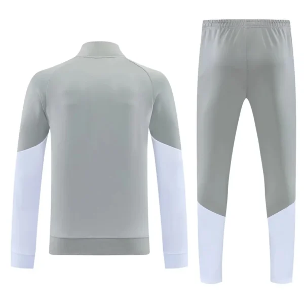 Liverpool 2026/27 Grey White Jacket Tracksuit - Back View | KFCOOL