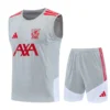 Liverpool 2026/27 Grey Sleeveless Shorts - Front View | KFCOOL