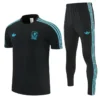 Liverpool 2026/27 Black Short Sleeve Pants Suit - Front View | KFCOOL