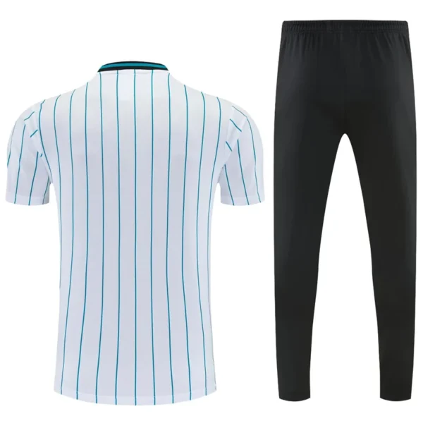 Liverpool 2026/27 White Short Sleeve Pants Suit - Back View | KFCOOL