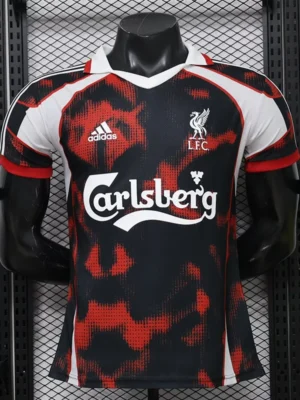 Liverpool 2026/27 Red Black Training Shirt Player Version - Front View Liverpool 2026/27 Red Black Training Shirt Player Version - Front View | KFCOOL