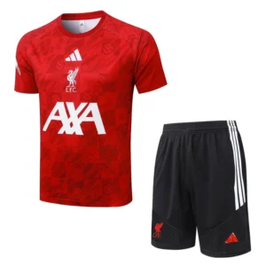 Liverpool 2026/27 Red Training Short Suit - Front View Liverpool 2026/27 Red Training Short Suit - Front View | KFCOOL