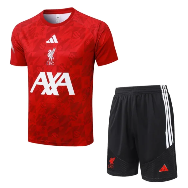 Liverpool 2026/27 Red Training Short Suit - Front View | KFCOOL